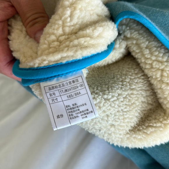 Women wool coat fur - Picture 6 of 6